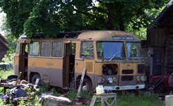 Autobuss Ruhnu saarel