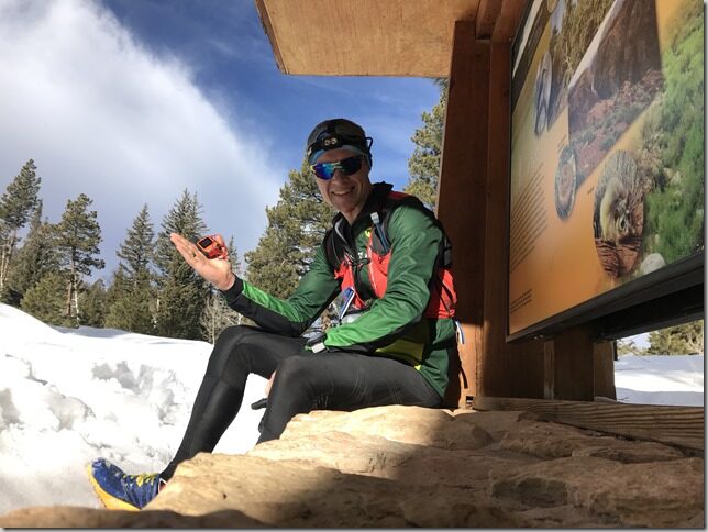 Grand Canyon adventure run North Rim: Rim to Rim to Rim (R2R2R)