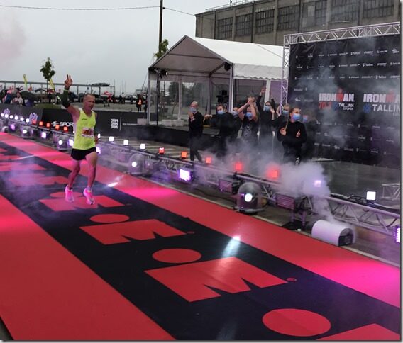 Tallinn Ironman fini&scaron;isirge