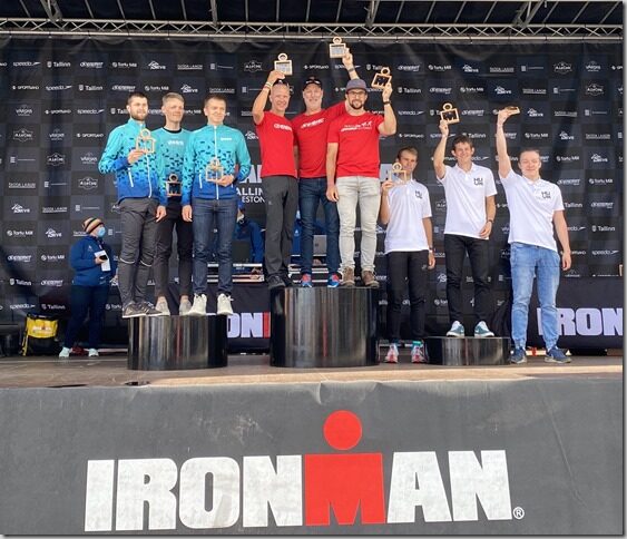 Tallinn Ironman 2020, winner team, Leivo Sepp, Wade Stokes, Evgeni Nikolaevski
