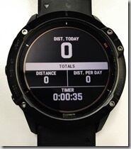 Fenix 6X Pro Solar distance