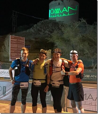 Oman by UTMB 2018 Martin Sokk, Erik J&otilde;gi, Alvar Lumberg, Leivo Sepp