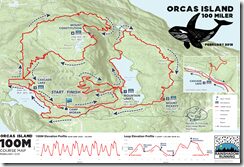 Orcas Island 100 route Orcas Island 100 route